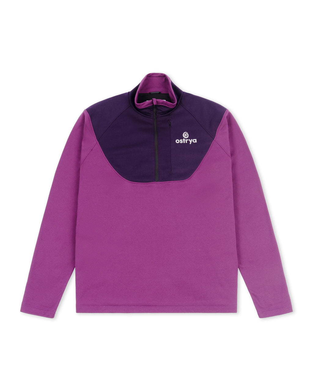 Purple half zip fleece best sale