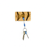 Fujfuj Mini Oak Wood Key Holder
